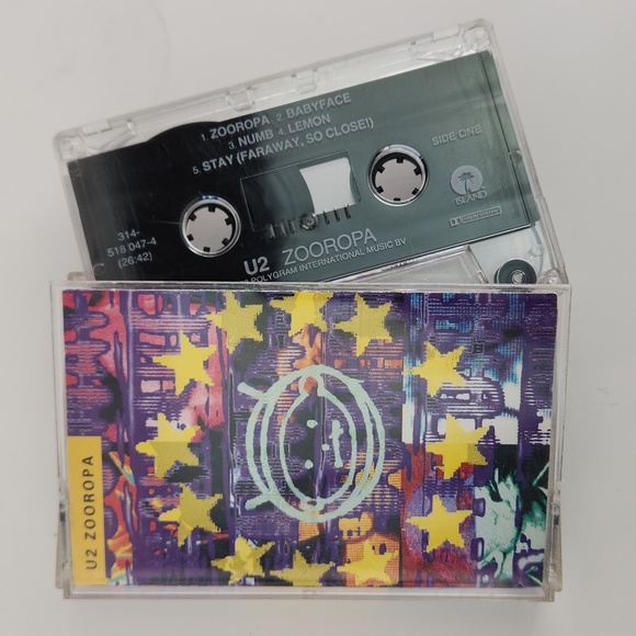 U2 Zooropa Chrome Cassette tape - Picture 1 of 11